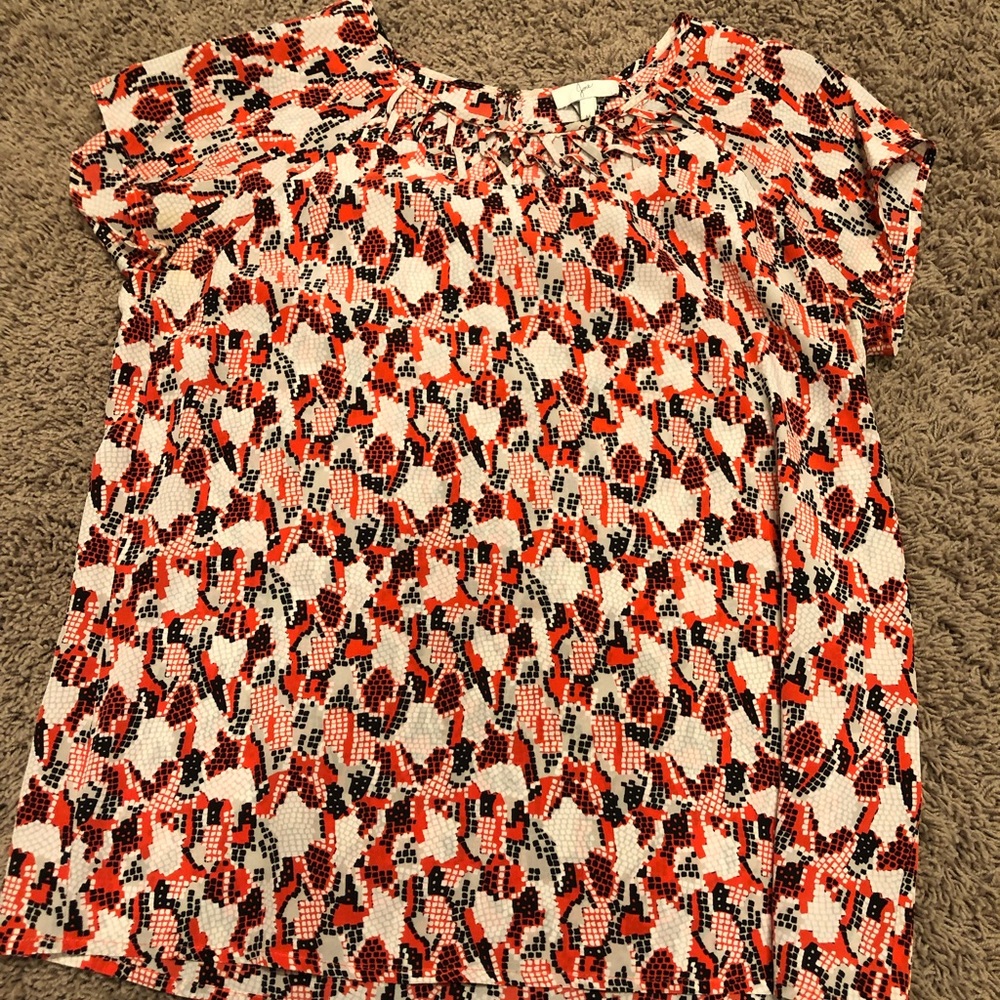 Vince Snakeskin print top